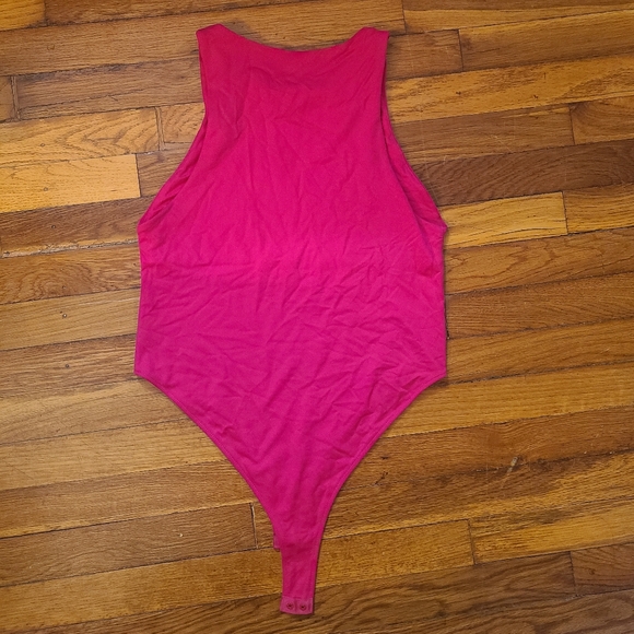 Zara halter neck bodysuit fuscia pink - Picture 1 of 5